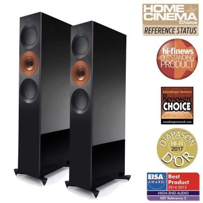 Diffusori da pavimento Kef Reference 3 copper black