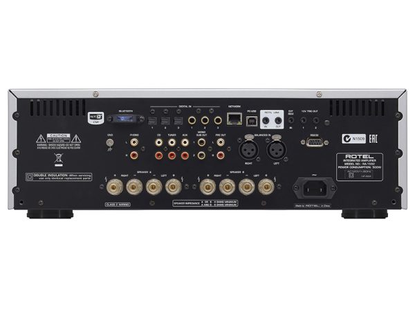 Amplificatore integrato stereo Rotel RA-1592 black connessioni
