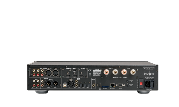 Amplificatore integrato stereo Lyngdorf TDAI-3400 connessioni